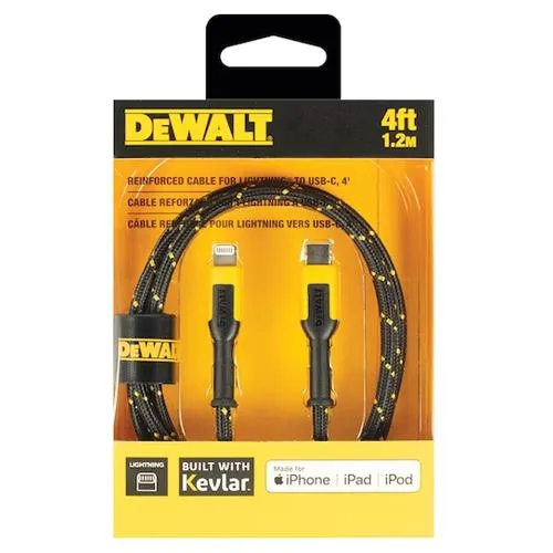 4 ft. Reinforced Cable for Lightning to USB-C