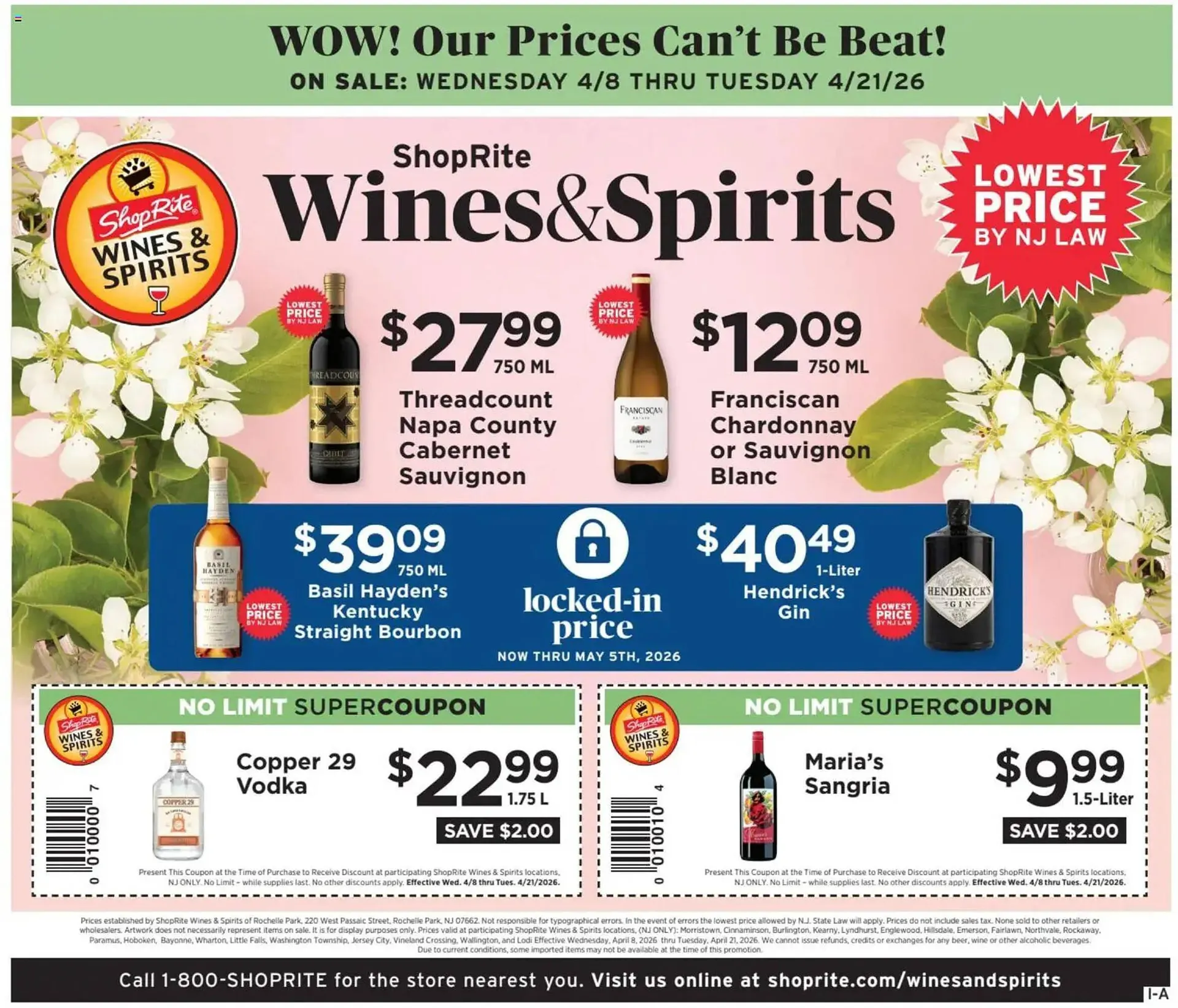 Weekly ad ShopRite flyer from April 8 to April 21 2026 - Page 1