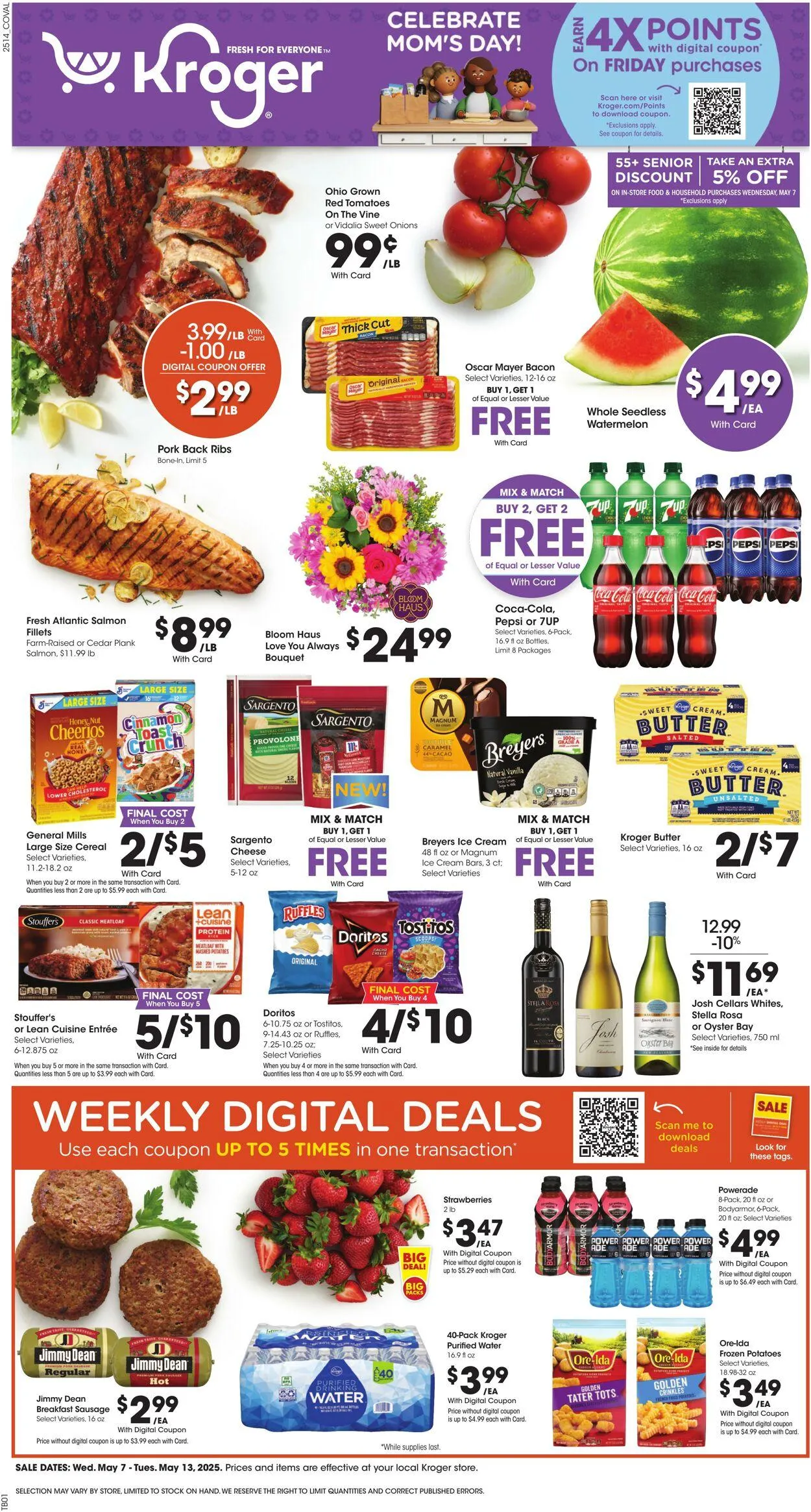 Catálogo de Kroger Current weekly ad 7 de mayo al 13 de mayo 2025 - Página 1