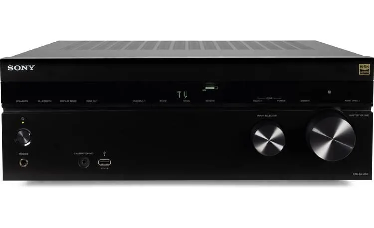 Sony STR-AN1000 7.2-channel home theater receiver with Dolby Atmos®, Bluetooth®, Apple AirPlay® 2, and Chromecast built-in