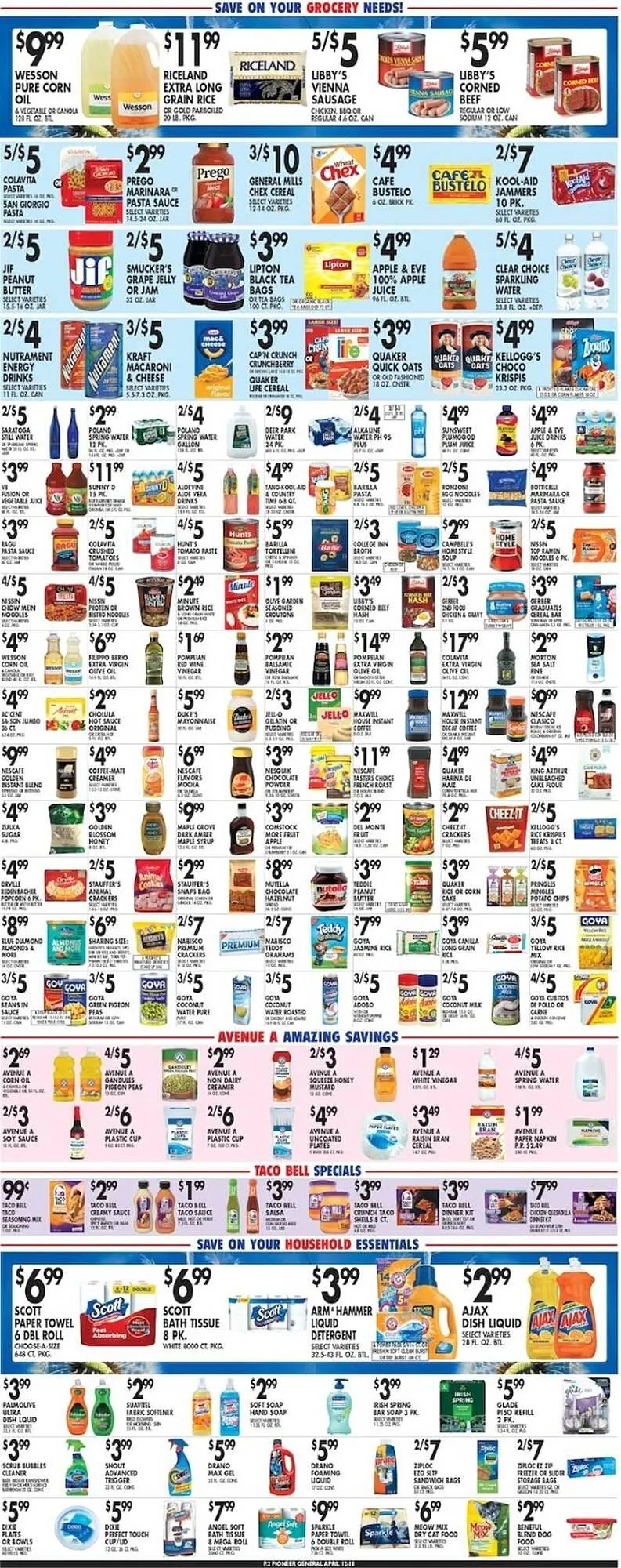 Weekly ad Pioneer Supermarkets weekly ad from April 12 to April 18 2026 - Page 2