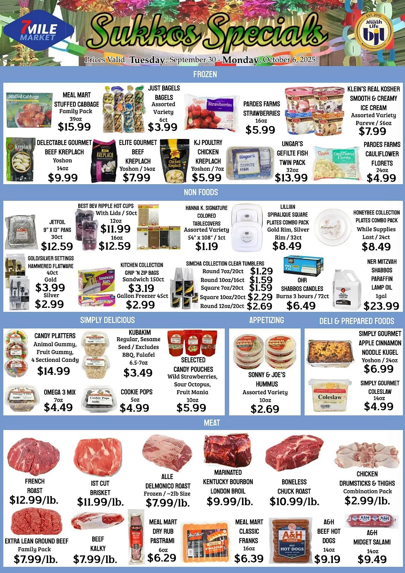 Weekly ad Seven Mile Market circular from September 30 to October 6 2025 - Page 1