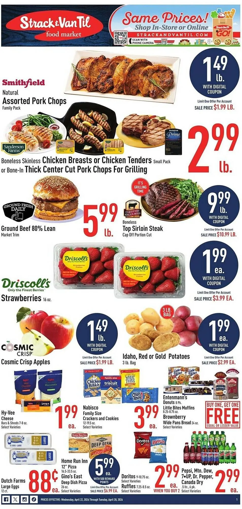 Weekly ad Strack & Van Til weekly ad from April 22 to April 28 2026 - Page 1