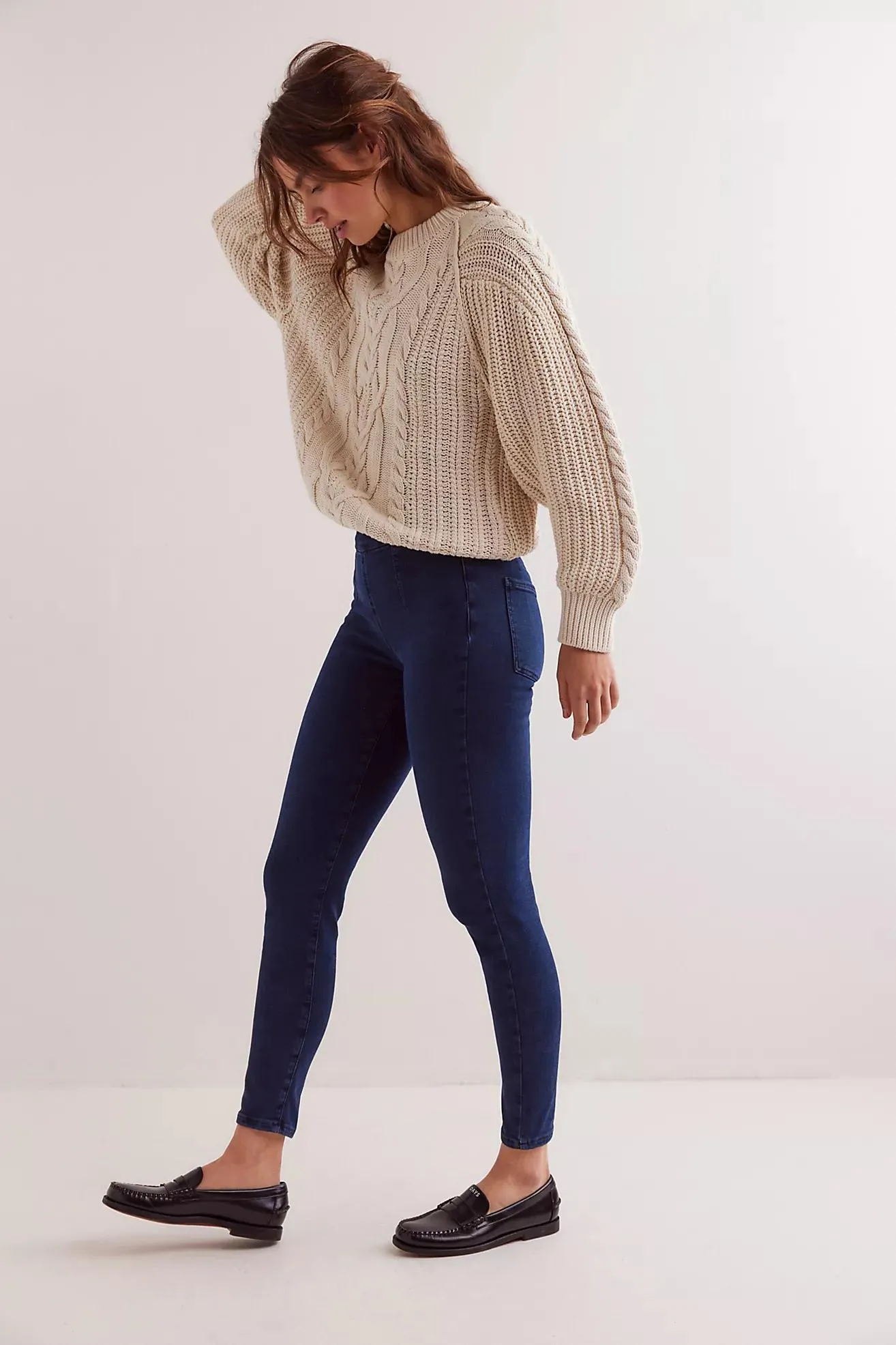 CRVY Infinite Stretch Pull-On Skinny Jeans