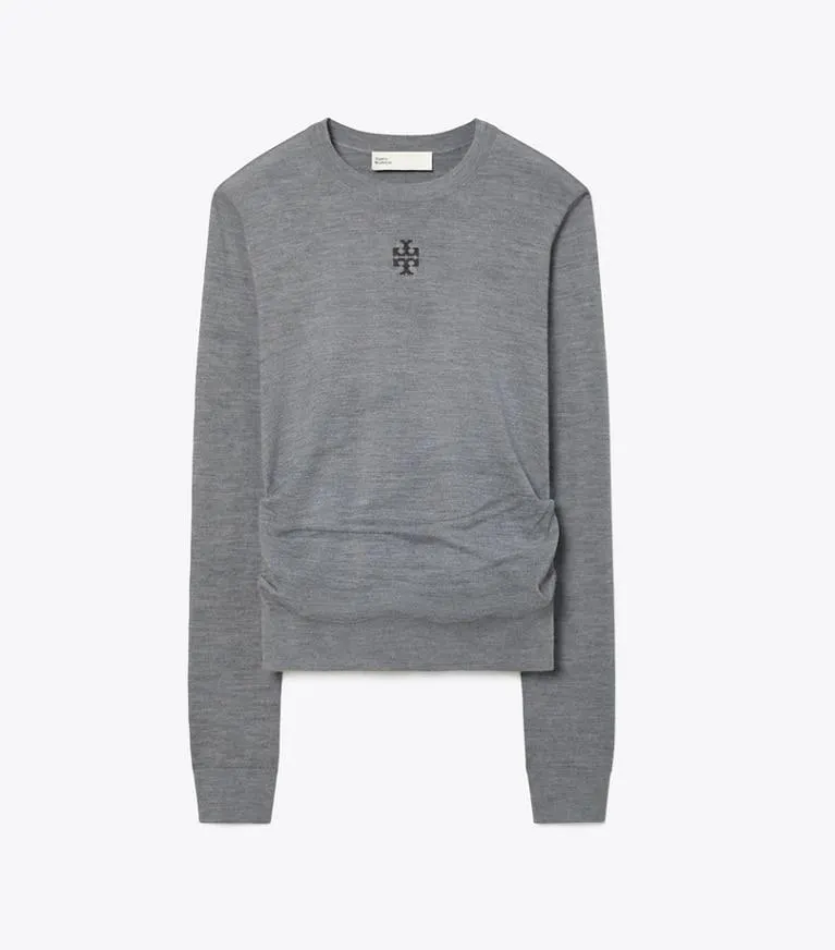 T LOGO WOOL SWEATER