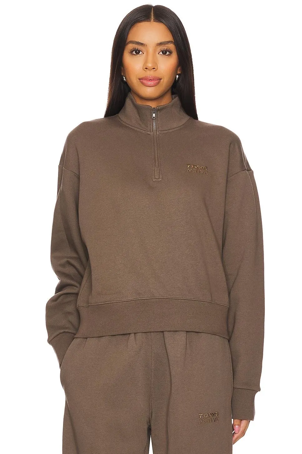 Organic Fitted Half Zip