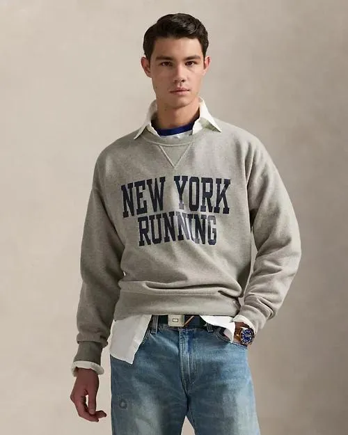 Vintage Fit Fleece Graphic Sweatshirt