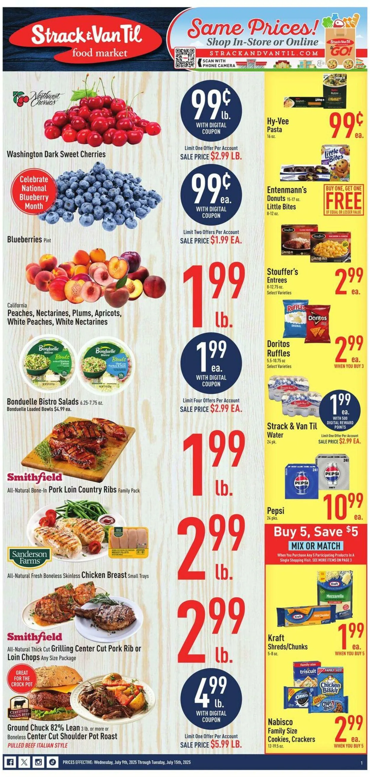 Catálogo de Strack & Van Til Current weekly ad 9 de julio al 15 de julio 2025 - Página 1