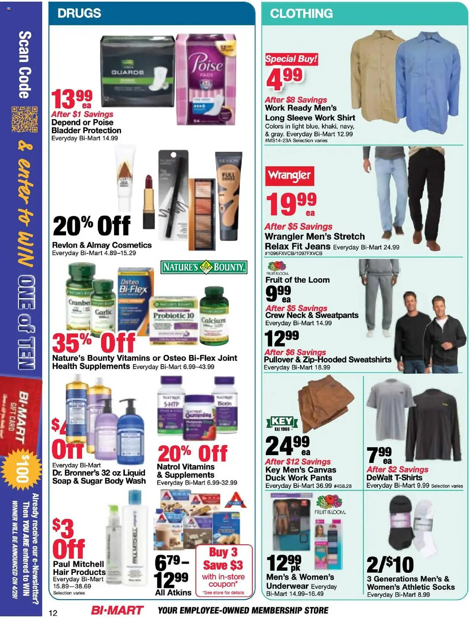Weekly ad Bi-Mart Weekly Ad from March 25 to April 14 2025 - Page 12