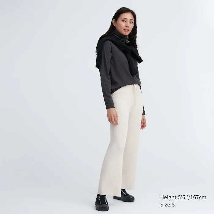 Washable Knit Ribbed Pants