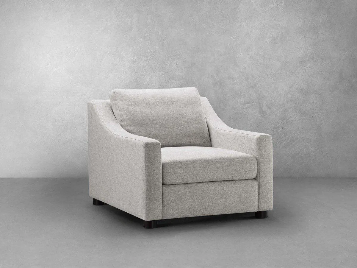 Larissa Fabric Chair - Gray
