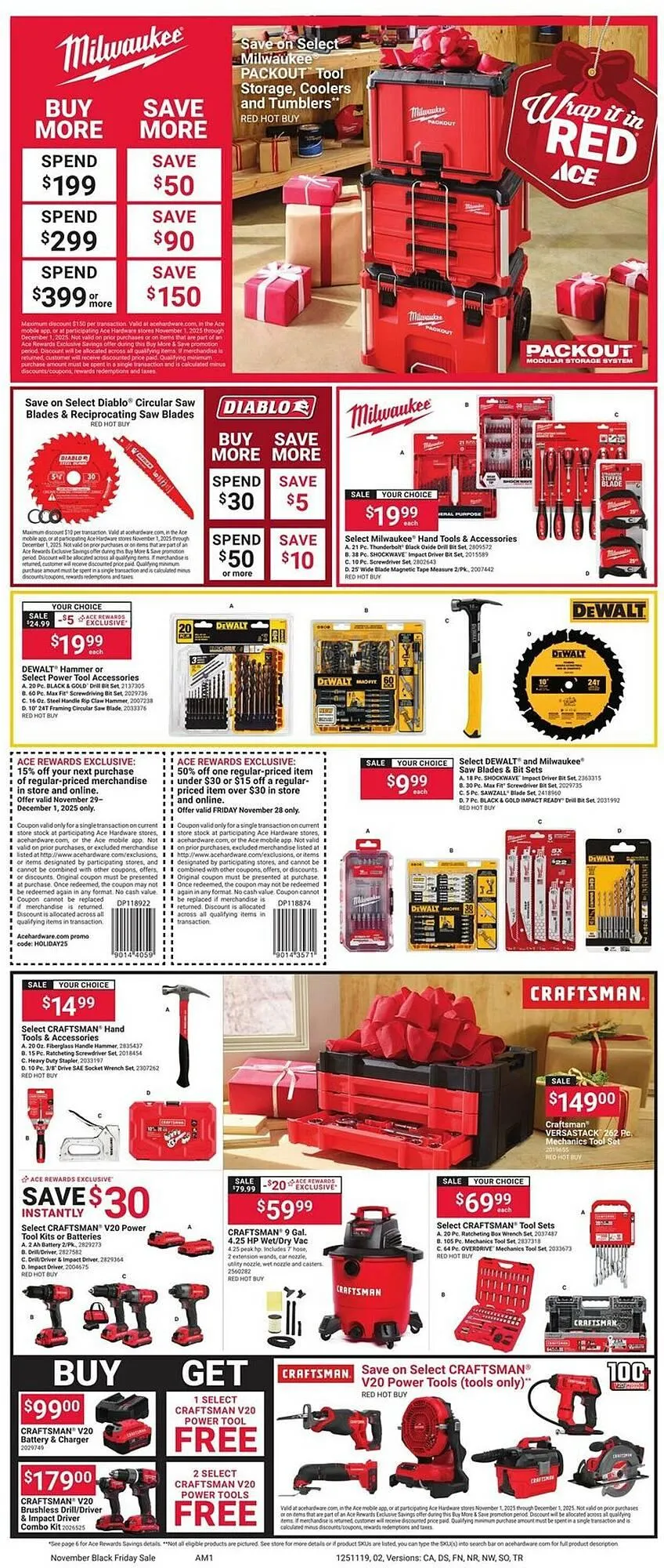 Weekly ad Ace Hardware flyer from November 1 to December 1 2025 - Page 2