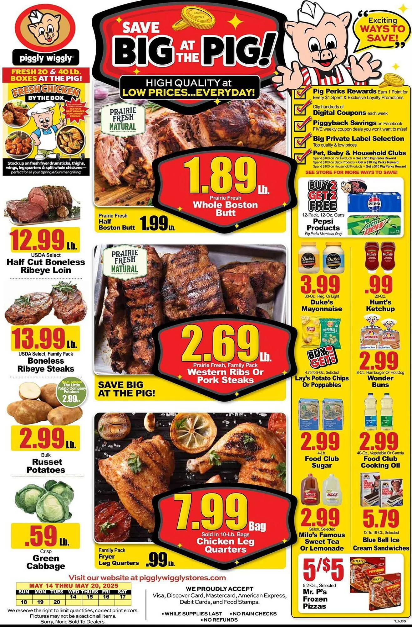 Catálogo de Piggly Wiggly Weekly Ad 14 de mayo al 20 de mayo 2025 - Página 1