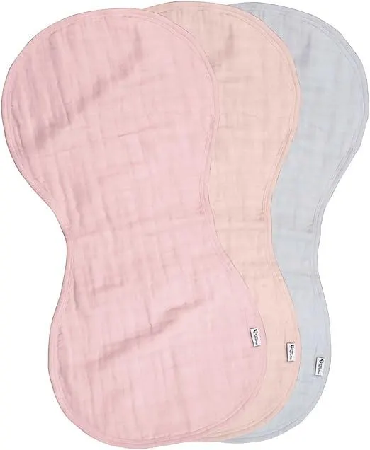 Green Sprouts Organic Cotton Muslin Burp Cloths(3pk)- Set