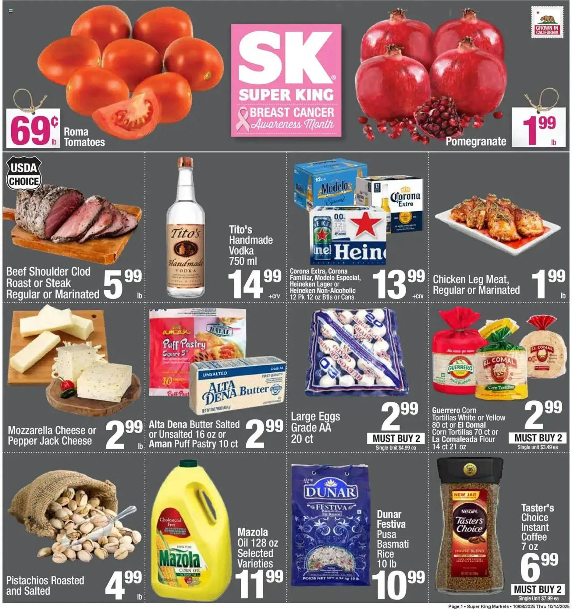Weekly ad Super King Markets weekly ad from October 8 to October 14 2025 - Page 1