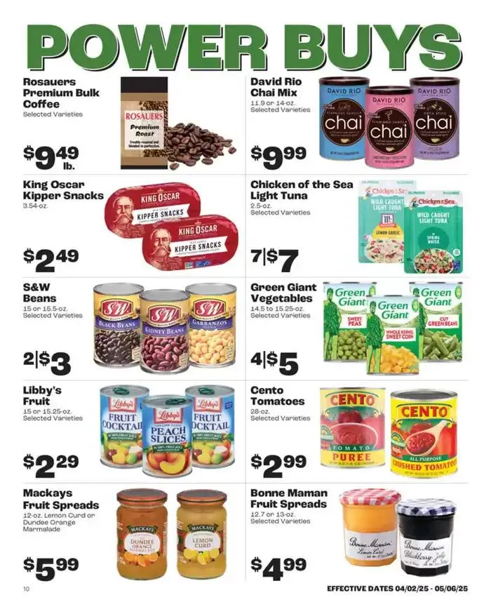 Weekly ad Rosauers Monthly Power Buys from April 2 to May 6 2025 - Page 10