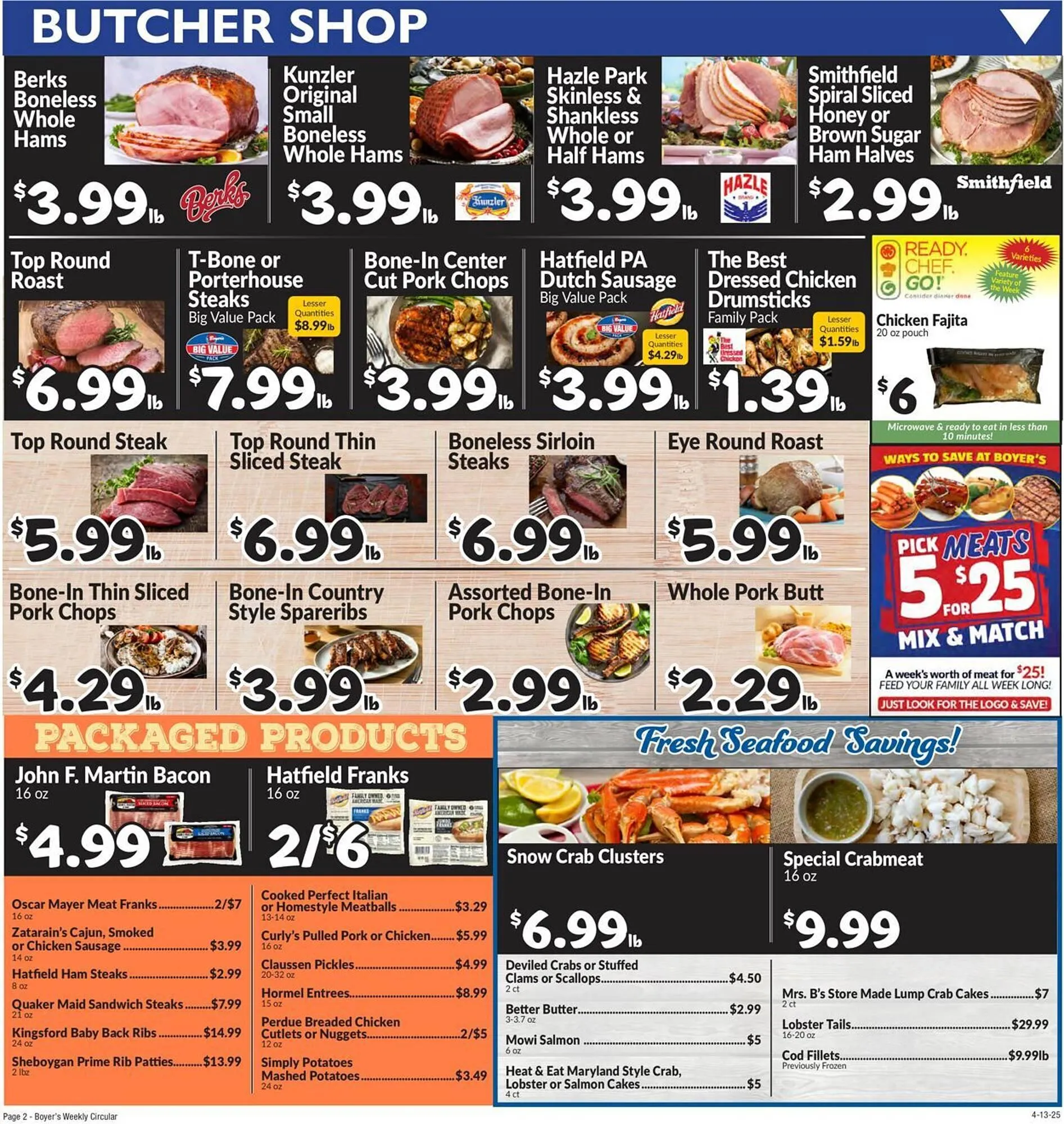 Weekly ad Boyer's Food Markets Weekly Ad from April 13 to April 19 2025 - Page 4