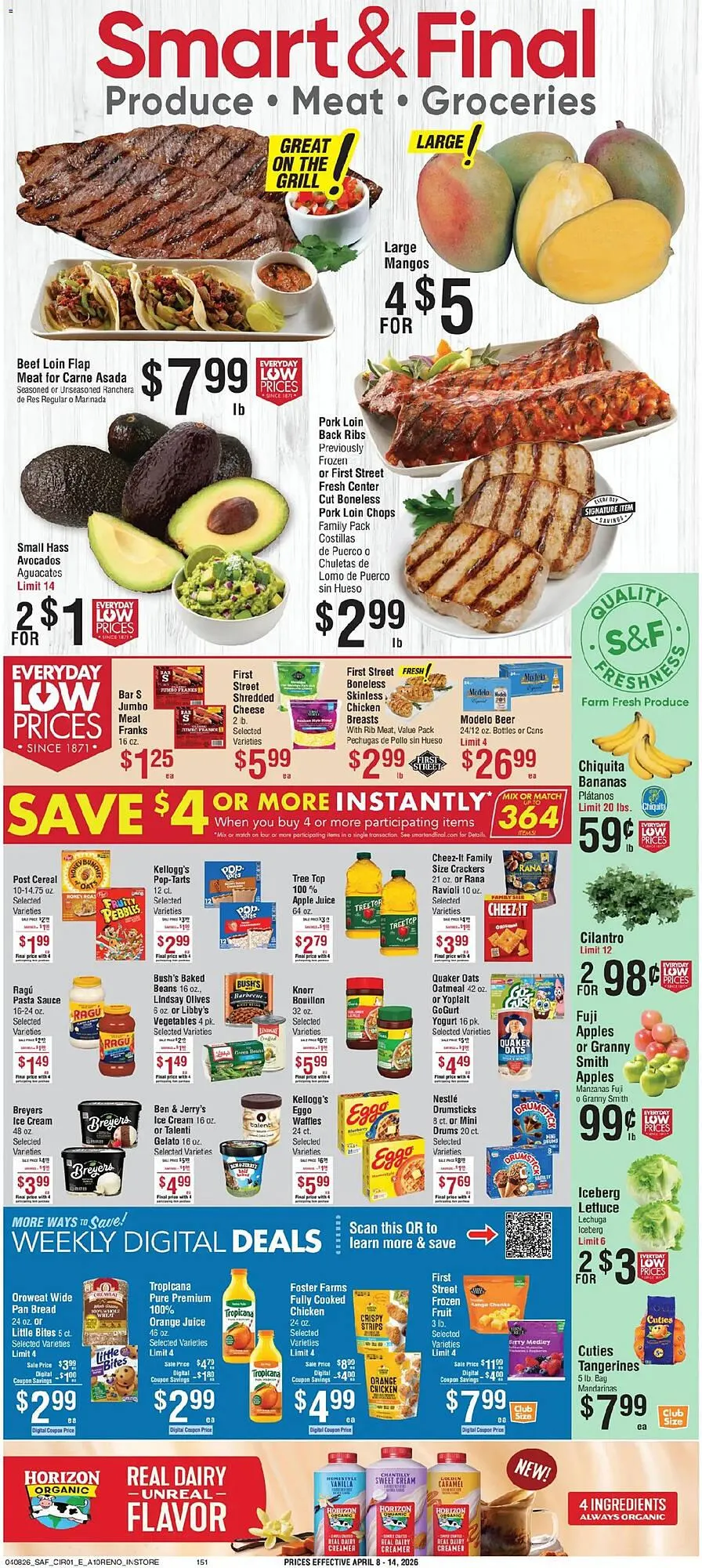 Weekly ad Smart & Final weekly ad from April 8 to April 14 2026 - Page 1