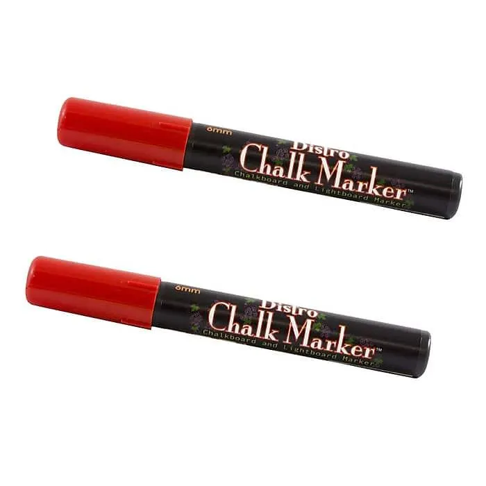 Marvy Uchida® Broad Point Erasable Chalk Markers,
