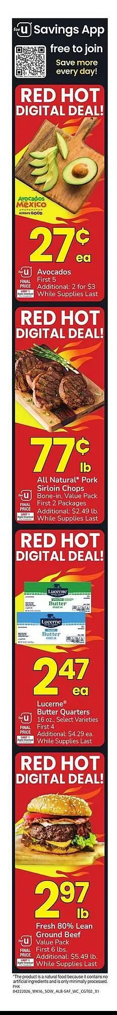 Weekly ad Safeway weekly ad from April 22 to April 28 2026 - Page 1