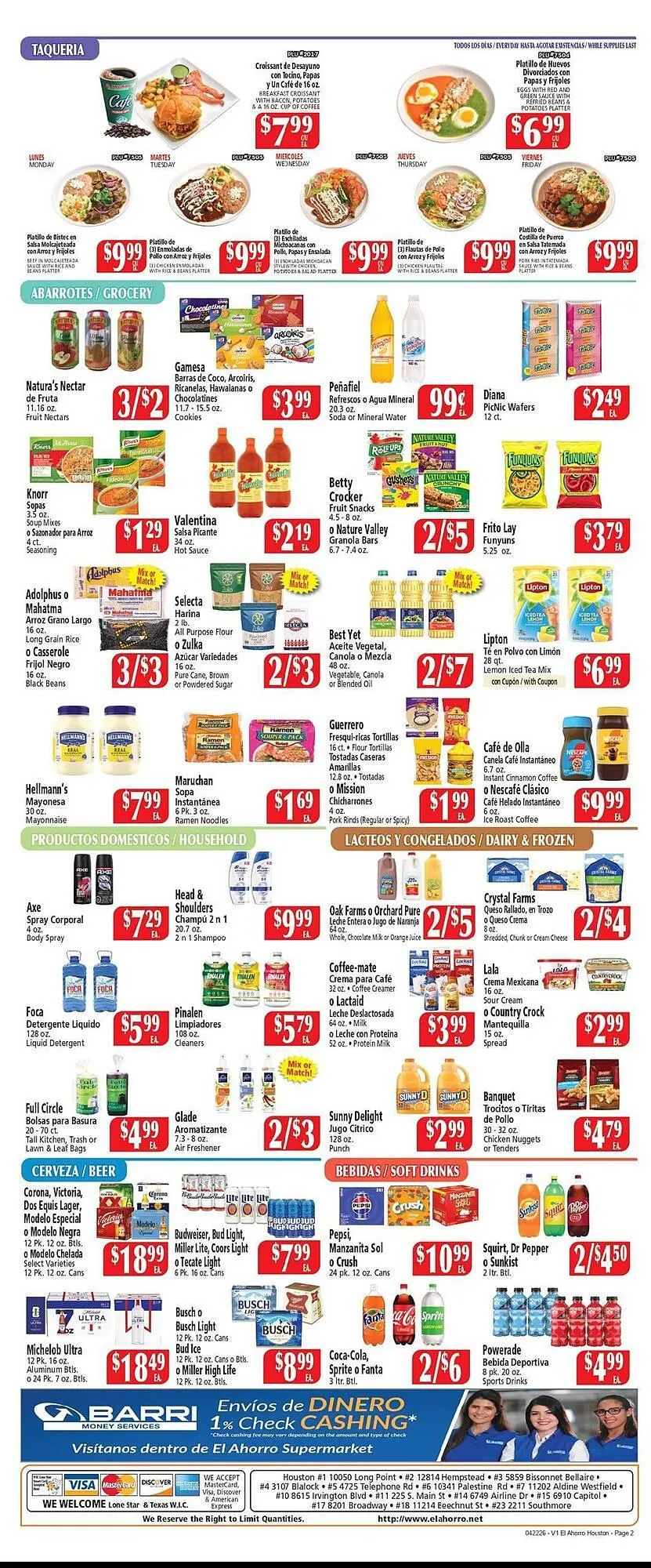 Weekly ad El Ahorro weekly ad from April 22 to April 28 2026 - Page 2