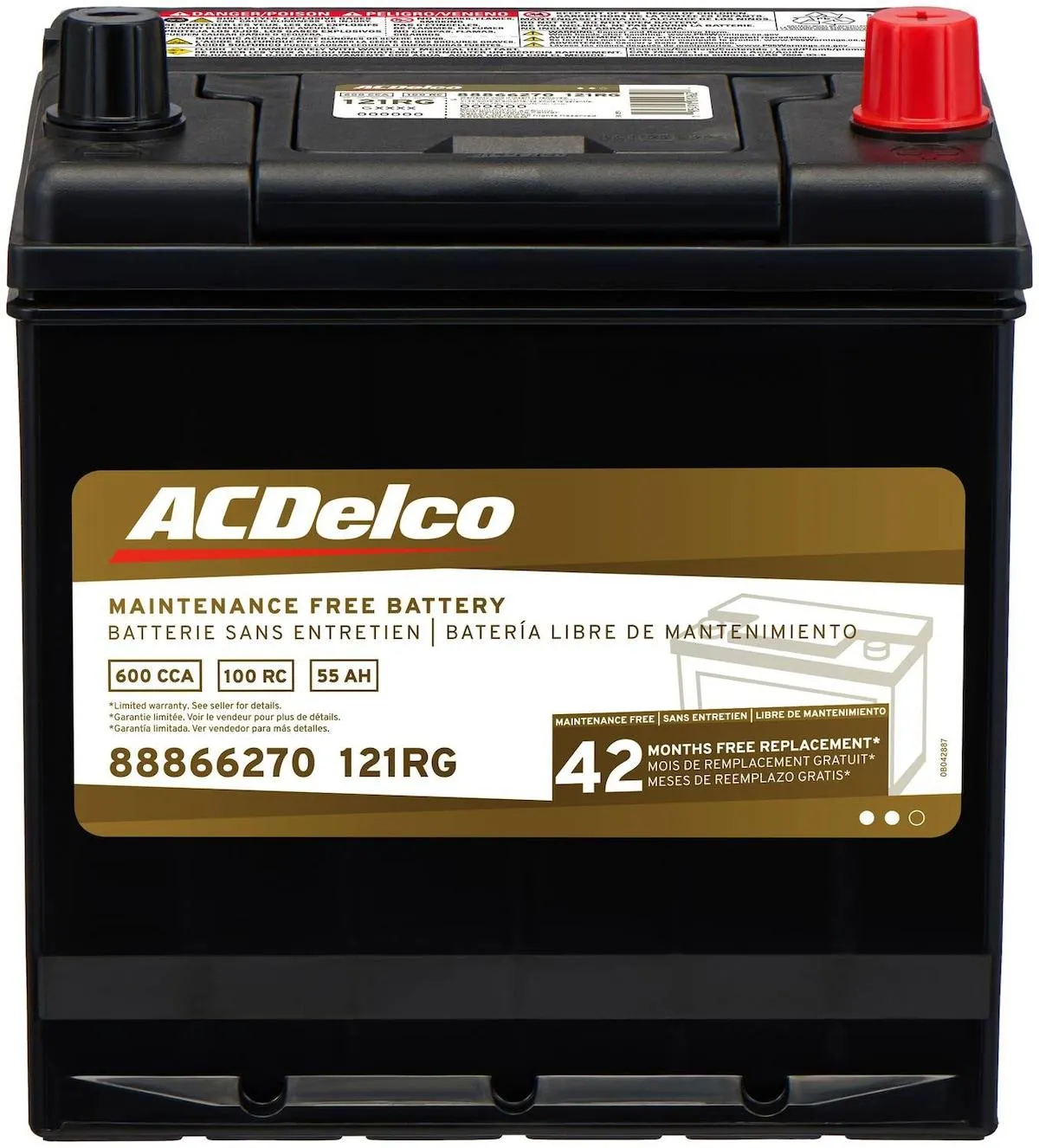 ACDelco Battery Group Size 121R - 121RG
