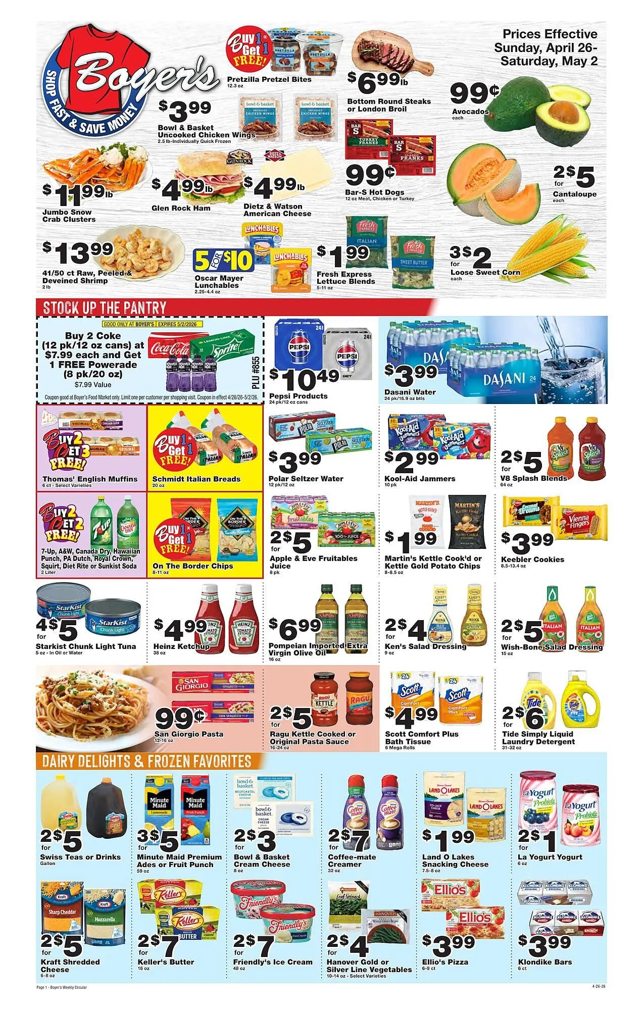 Boyers Food Markets weekly ad - 1