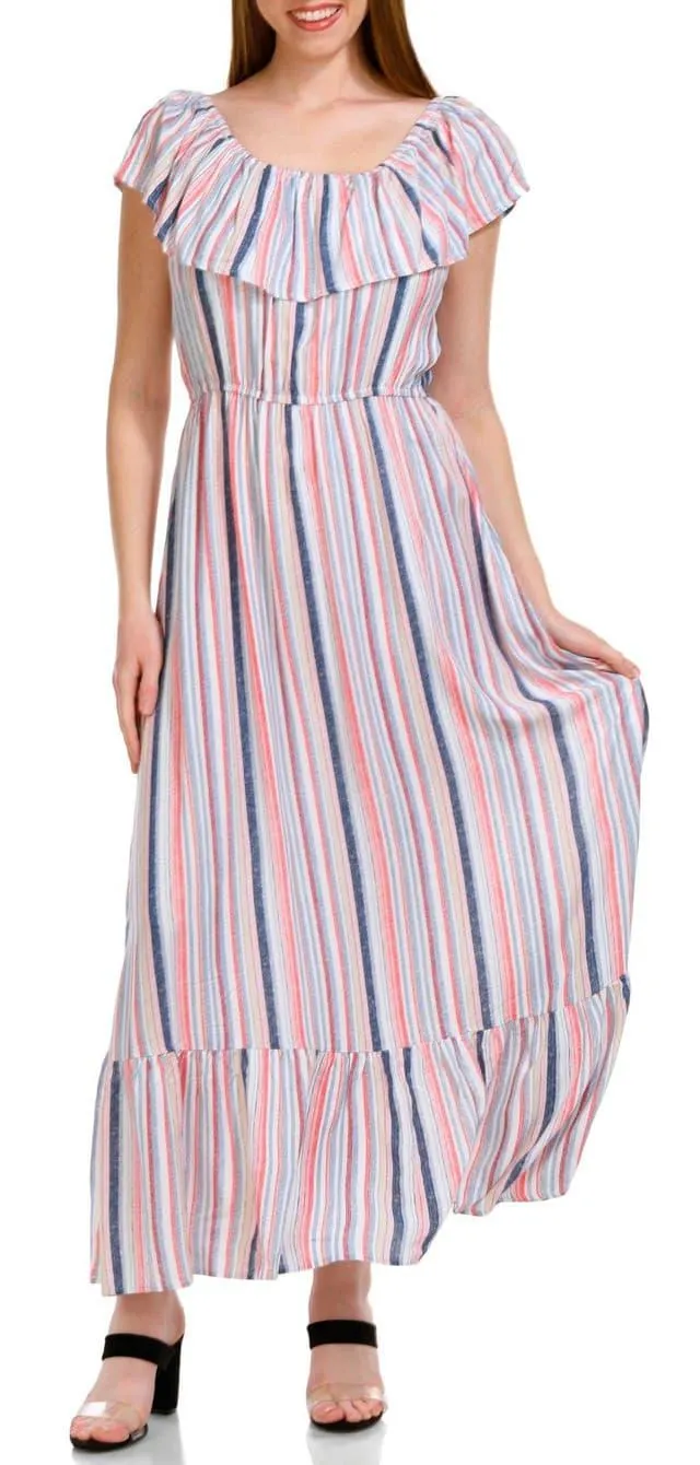 Absolutely Famous Juniors Stripe Maxi Dress