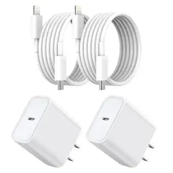 iPhone Charger Fast Charging,2Pack Apple USB C Wall Charge Block PD Charger Block with 3Foot USB-C to Lightning Cable Cord Fast Charging Type C Adapter for iPhone14 Pro Max/14 /13/12/11/10/8/7/XR/XS/X