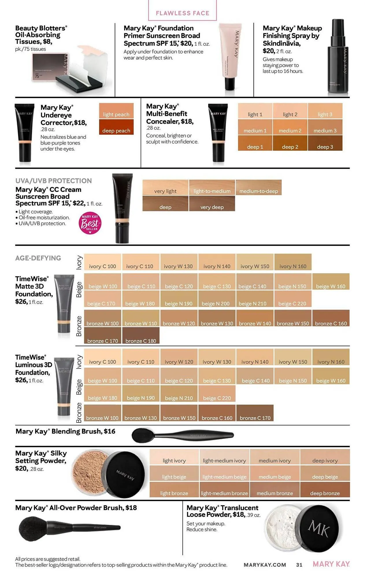 Weekly promotion Mary Kay weekly ad spanning from December 1 to December 31 2025 - Page 31 for Catalogue 365