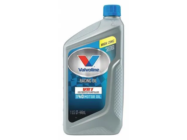 VALVOLINE 822390 Motor Oil,1 qt. Size,SAE 40 SAE Grade