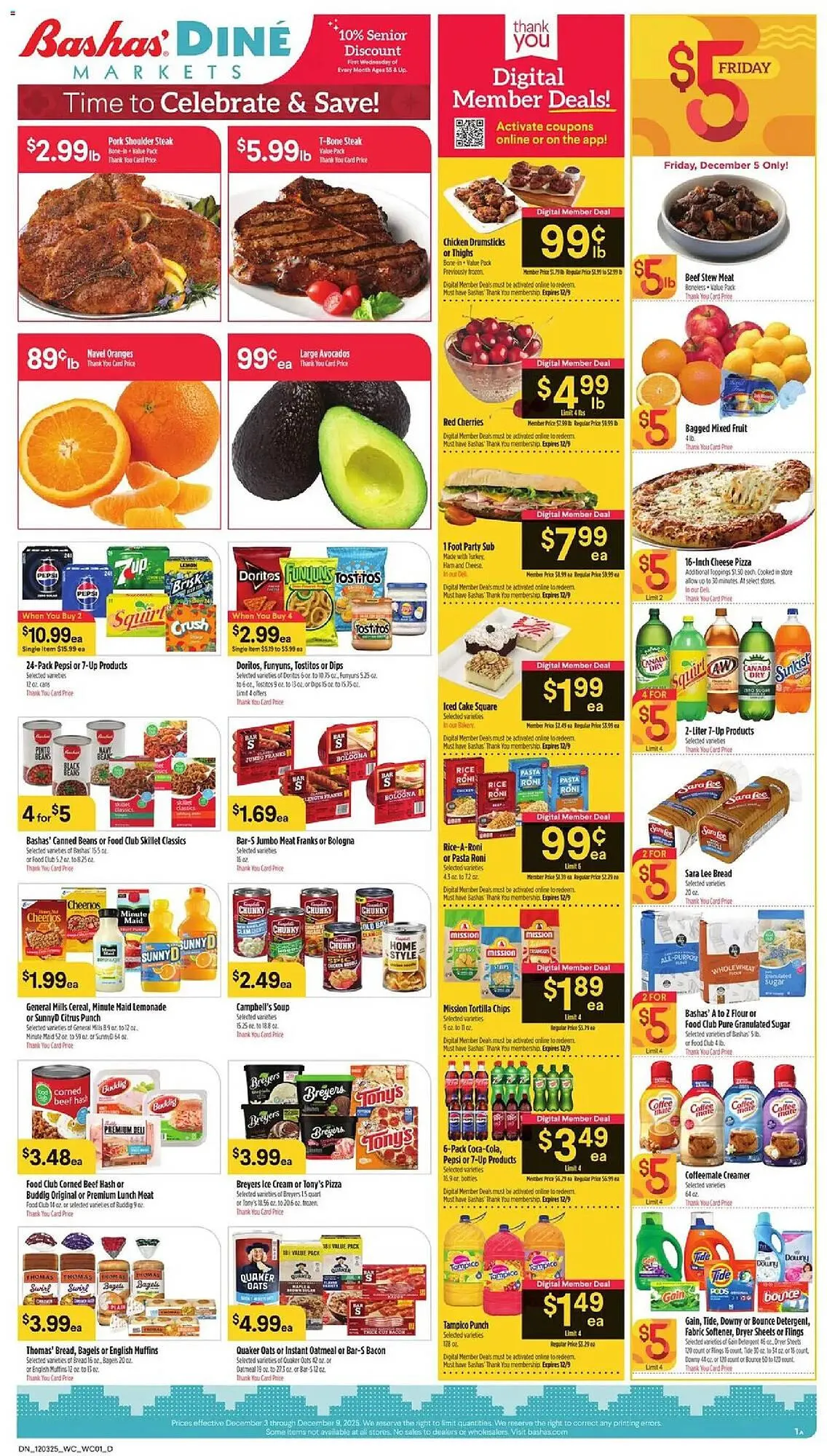 Weekly ad Bashas' weekly ad from December 3 to December 9 2025 - Page 1