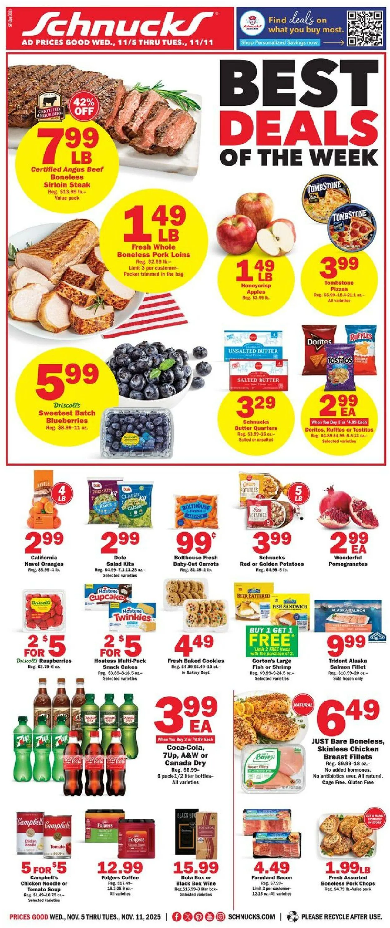 Weekly ad Schnucks Current weekly ad from November 5 to November 11 2025 - Page 1