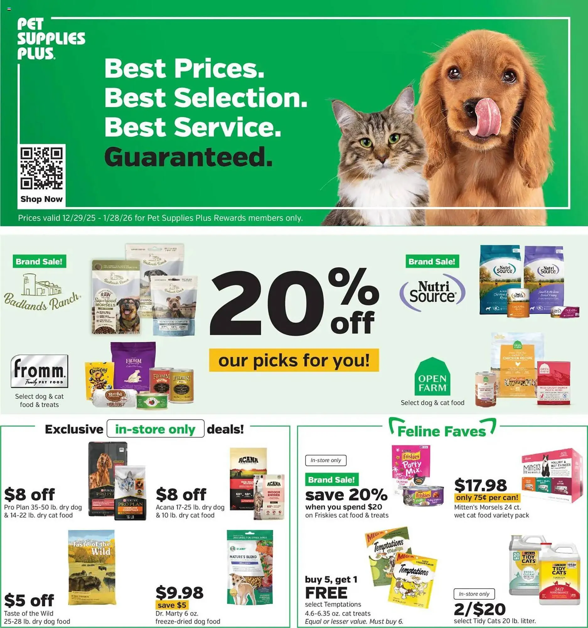 Weekly ad Pet Supplies Plus flyer from December 29 to January 28 2026 - Page 1