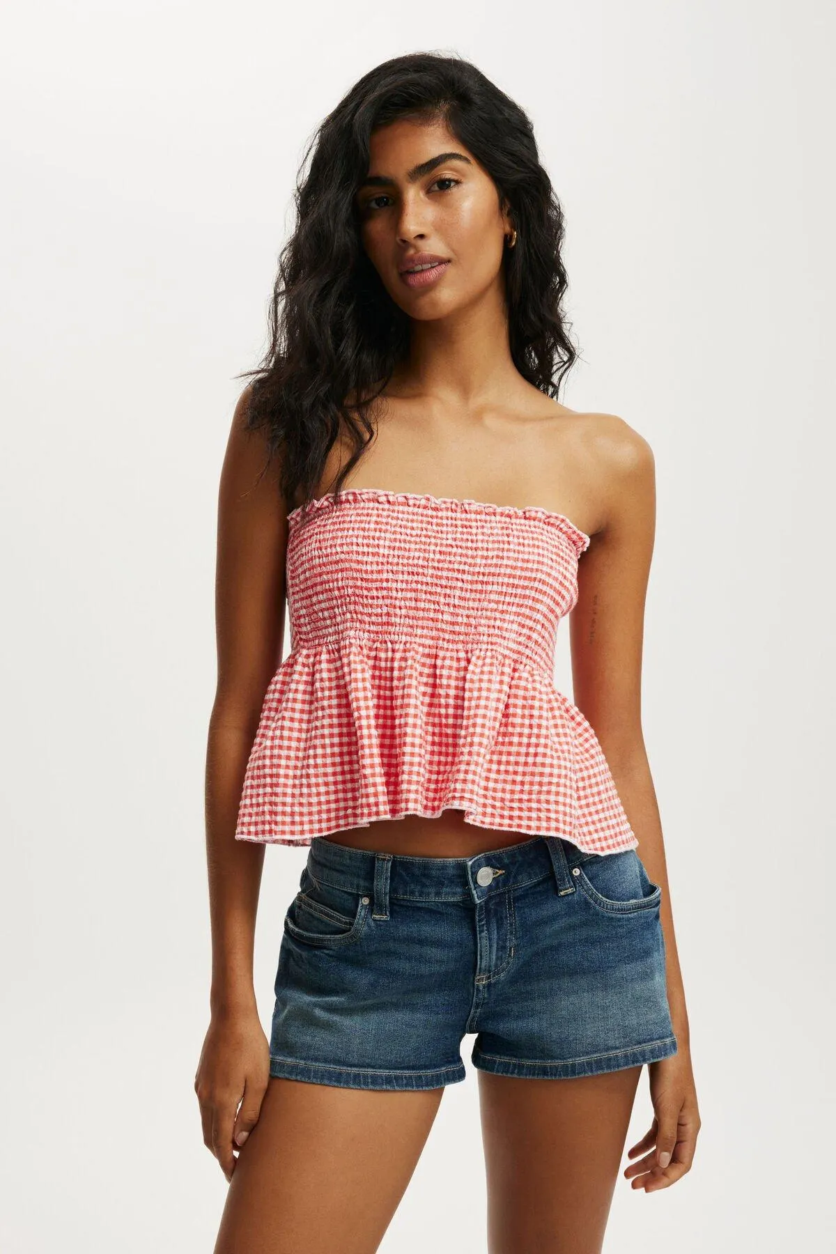 Billie Shirred Tube Top