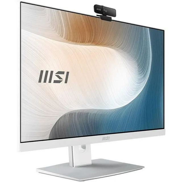 MSI Modern AM241P 11M, 23.8\" Full HD, Intel Core i7-1165G7, Intel Iris Xe Graphics, 16GB RAM, 512GB SSD, White, Windows 10 Home, AM241P 11M-240US