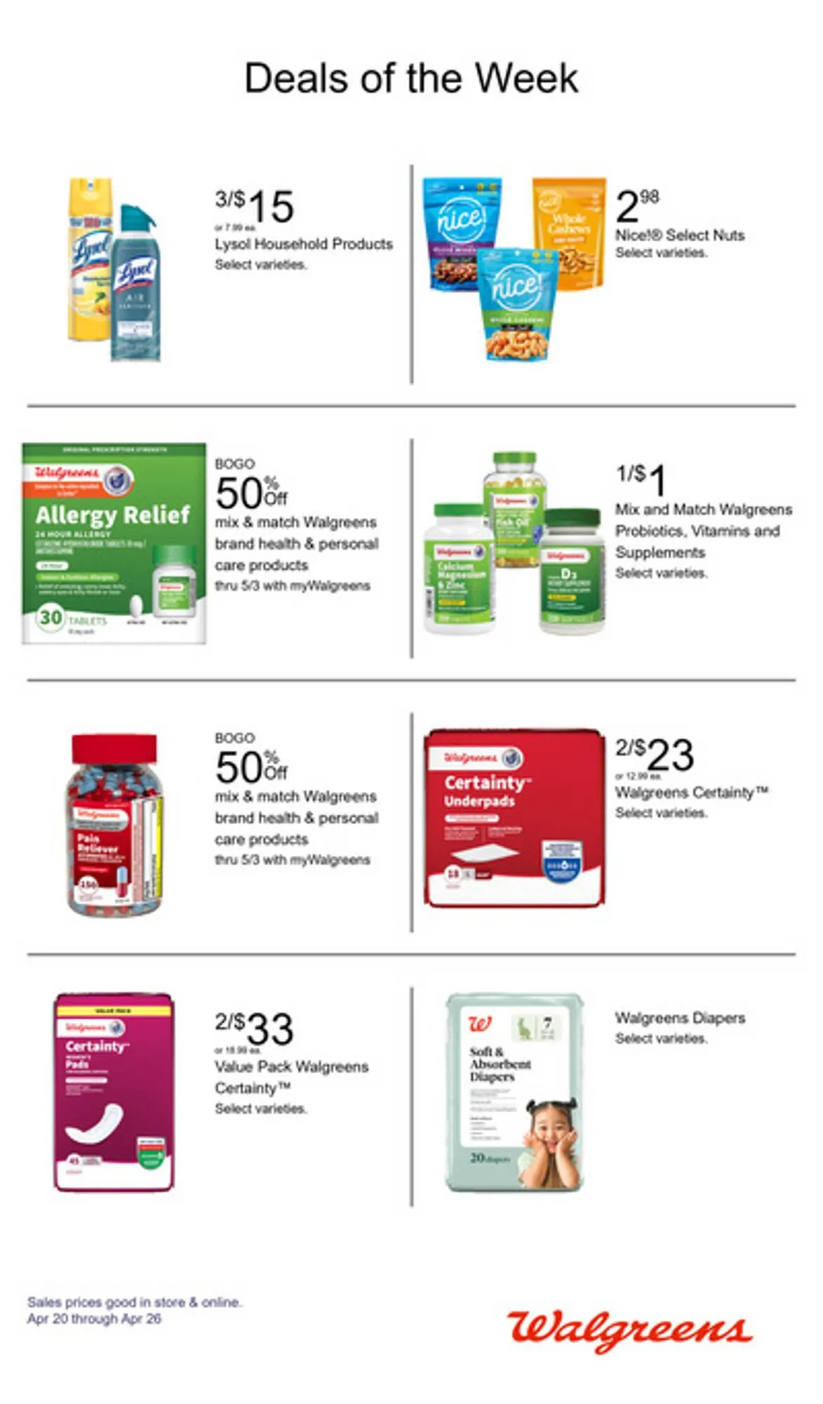 Weekly ad Walgreens Weekly Ad from April 20 to April 26 2025 - Page 3