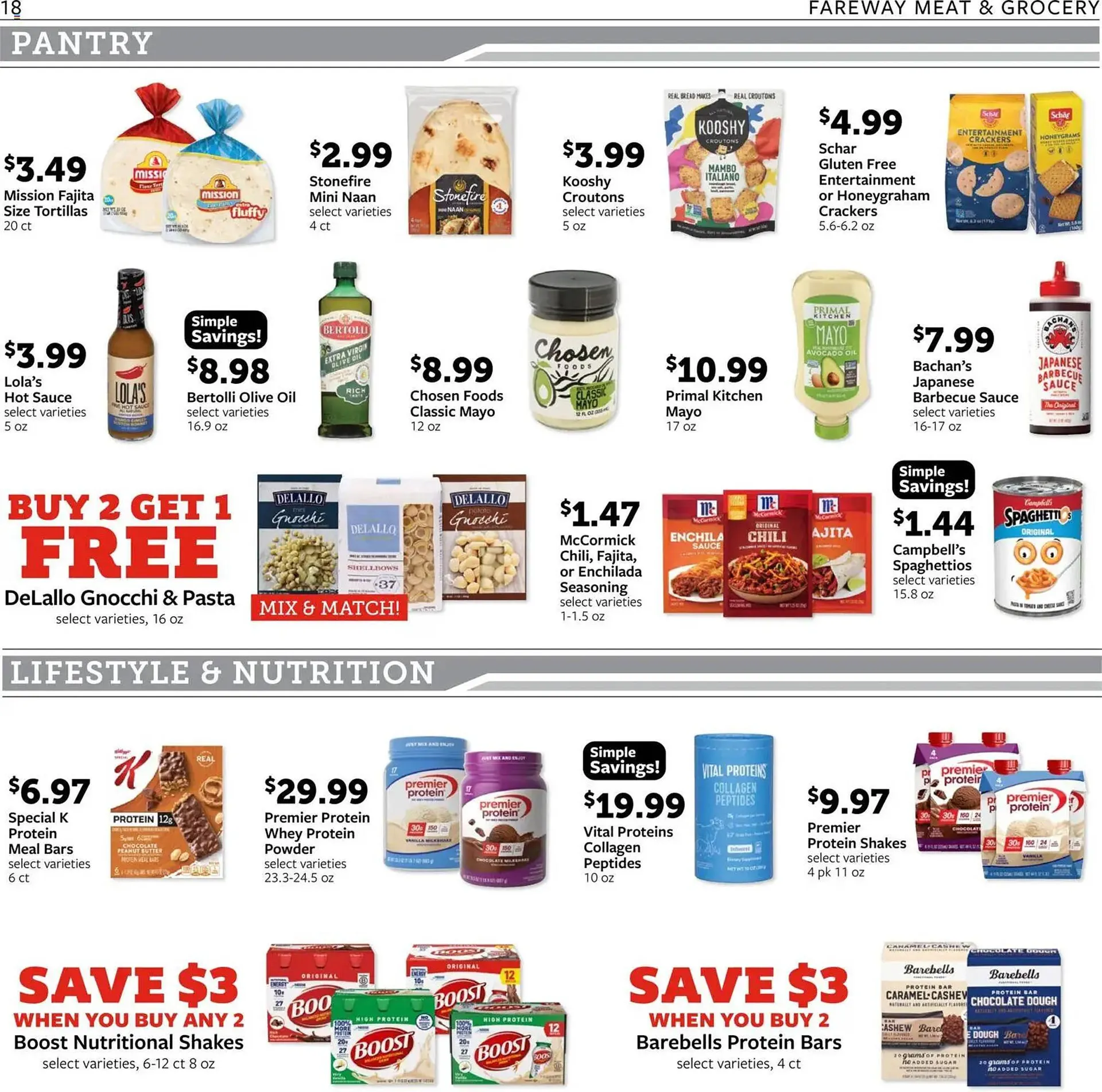 Weekly promotion Fareway weekly ad spanning from April 6 to April 11 2026 - Page 18 for Catalogue 365