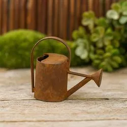 Rusty Mini Round Watering Can