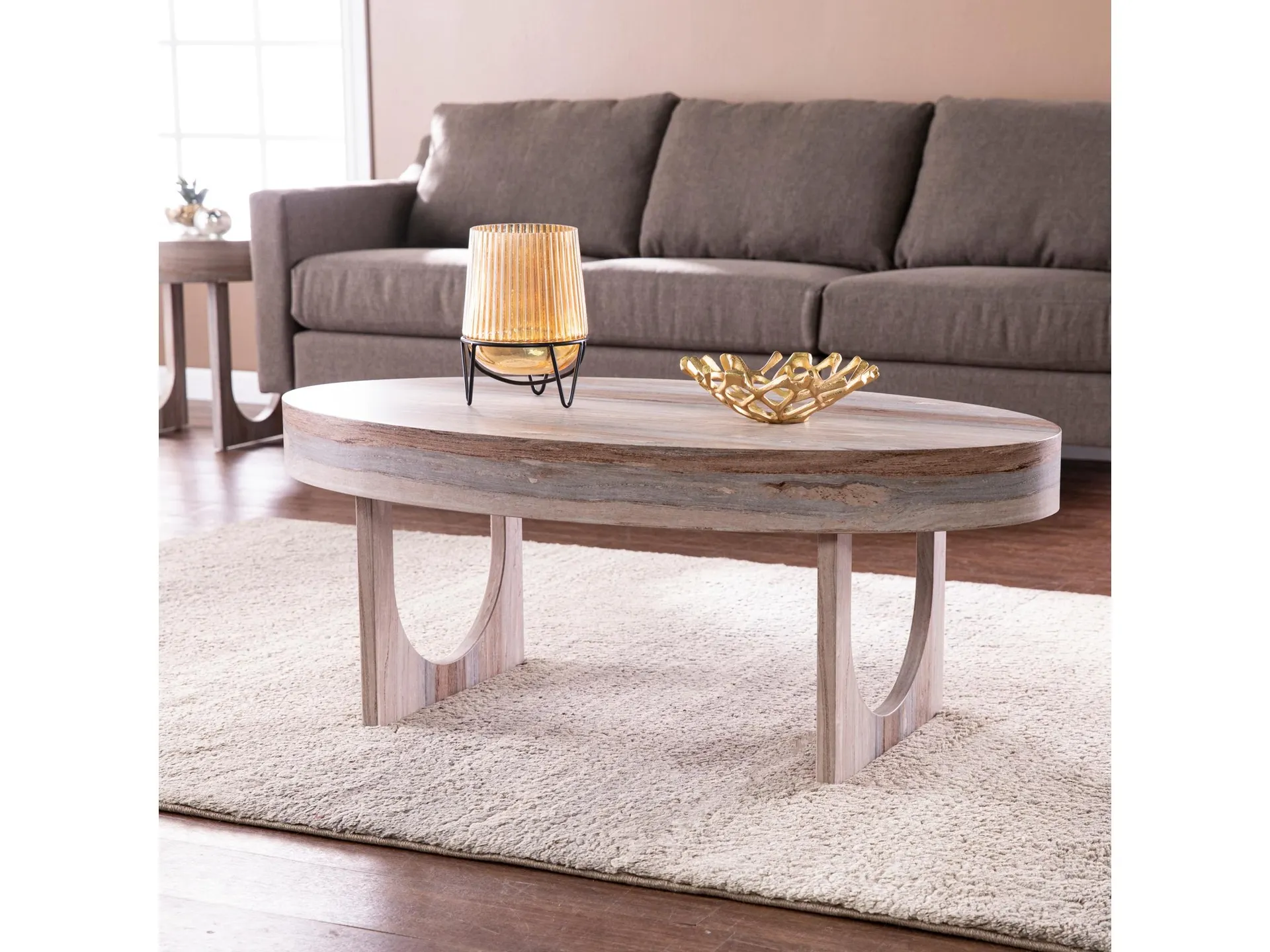 Southern Enterprises Furniture Treston Cocktail Table