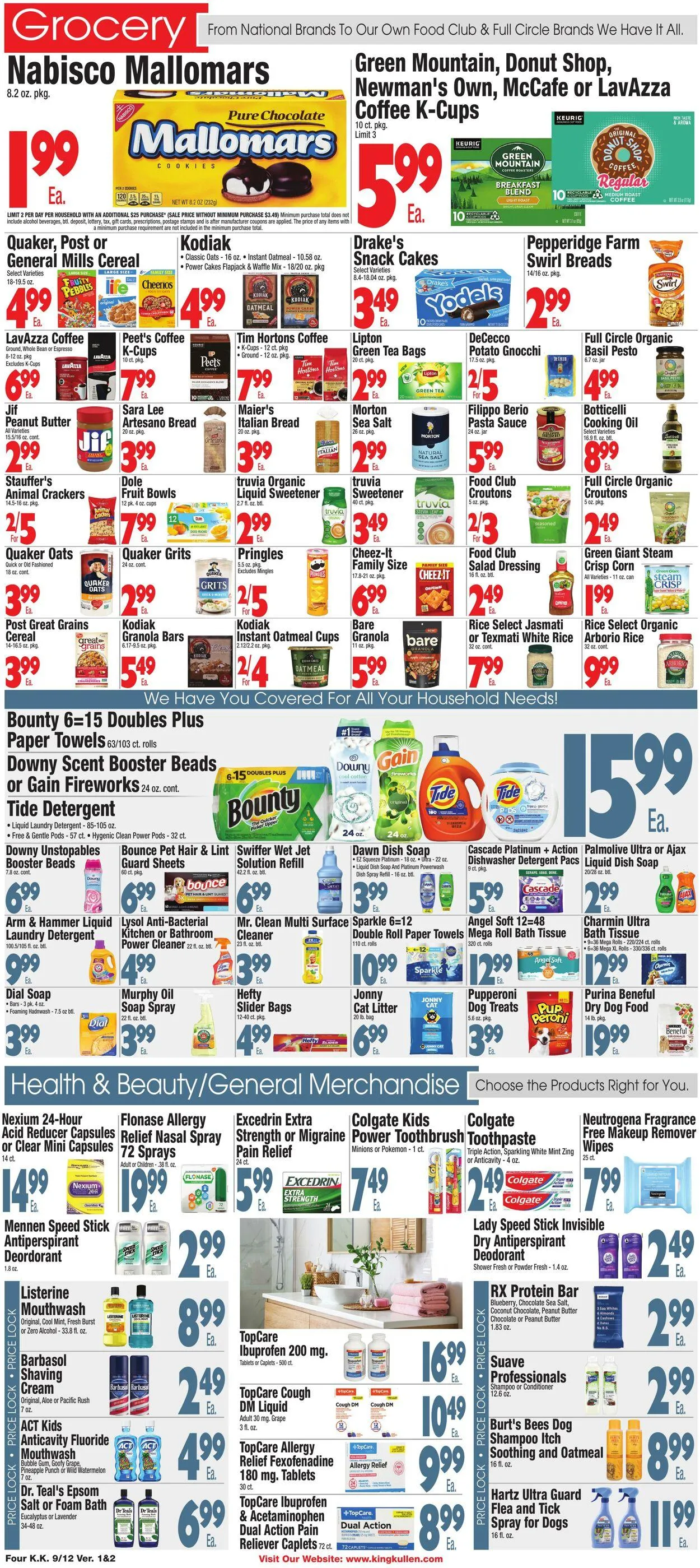 Weekly promotion King Kullen Current weekly ad spanning from September 11 to September 18 2025 - Page 4 for Catalogue 365