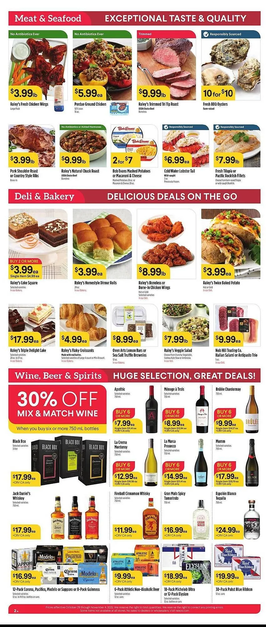 Weekly ad Nob Hill weekly ad from October 29 to November 4 2025 - Page 2