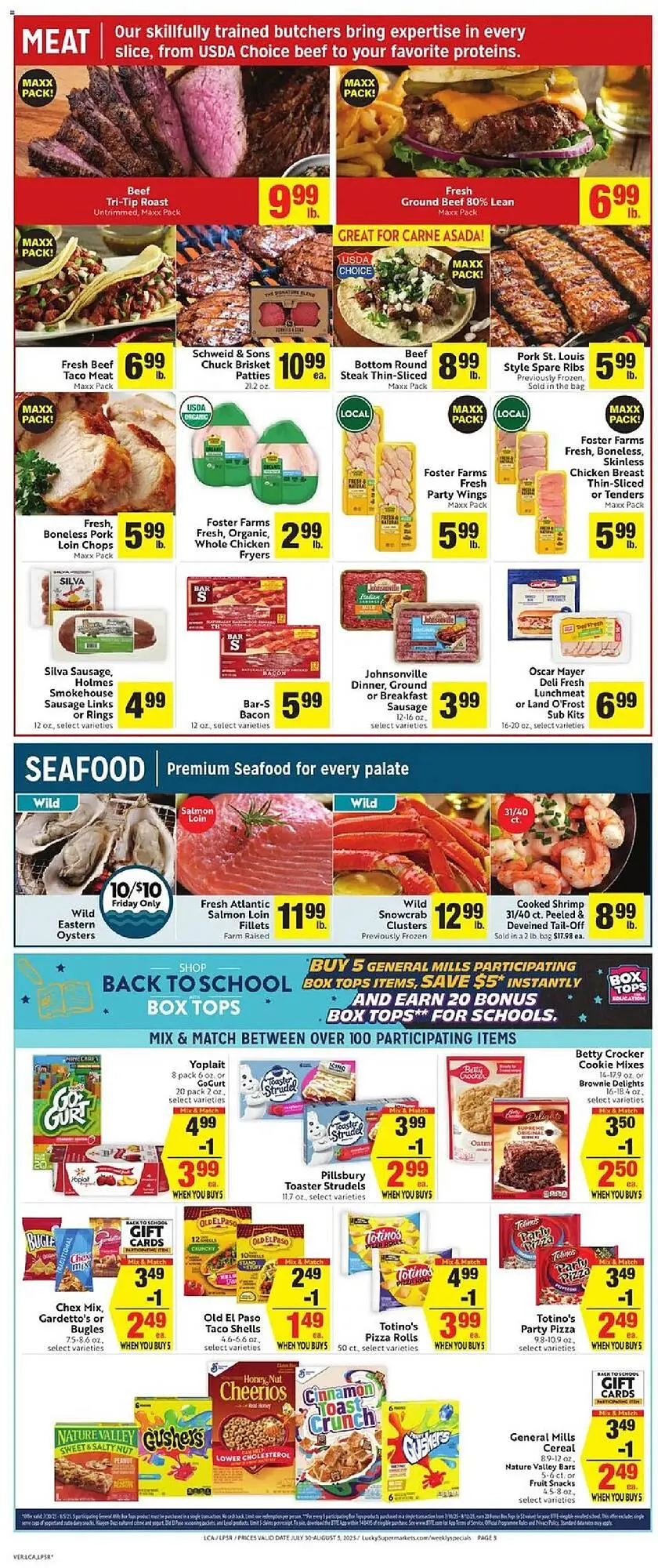Weekly ad Lucky Supermarkets Weekly Ad from July 30 to August 6 2025 - Page 3