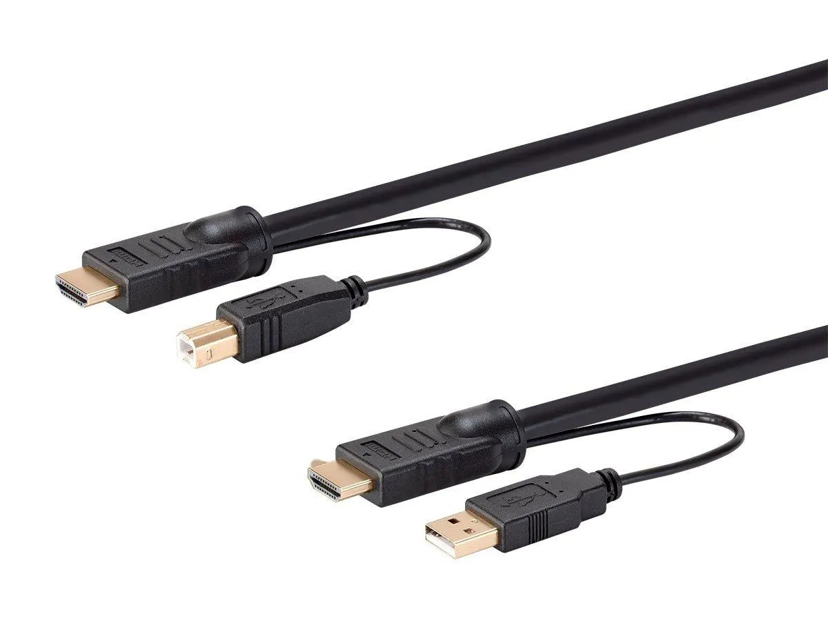 Monoprice Switch Series HDMI USB Combo Cable for KVM Switches 6ft