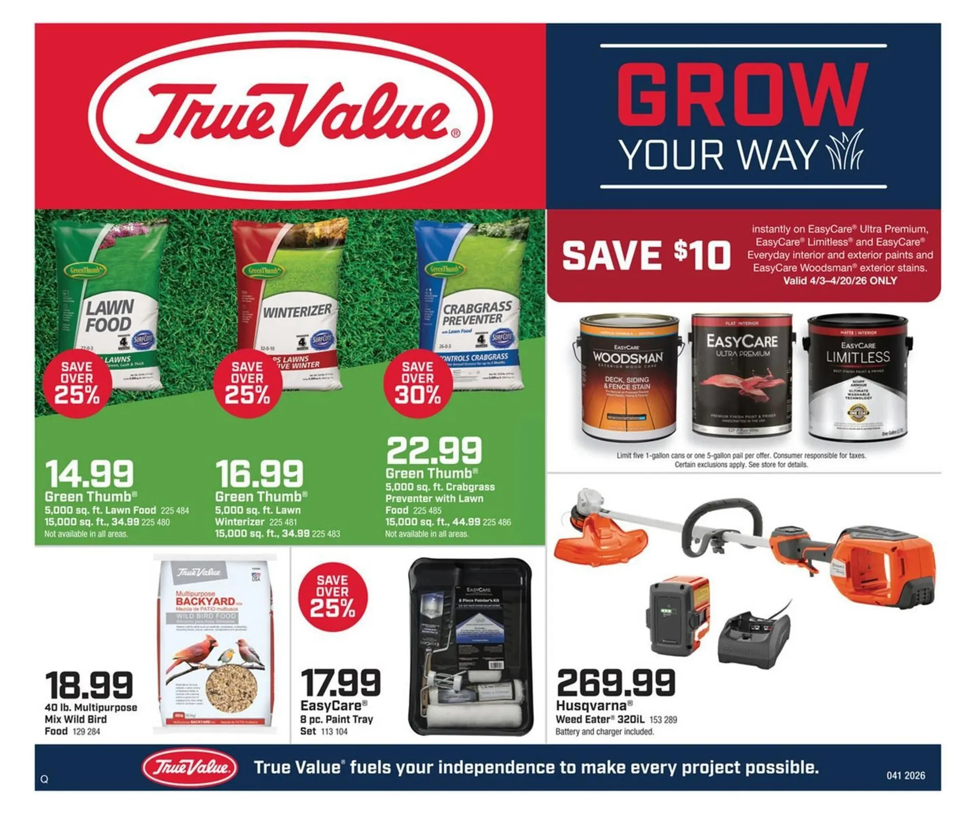 Weekly ad True Value weekly ad from April 3 to April 20 2026 - Page 1