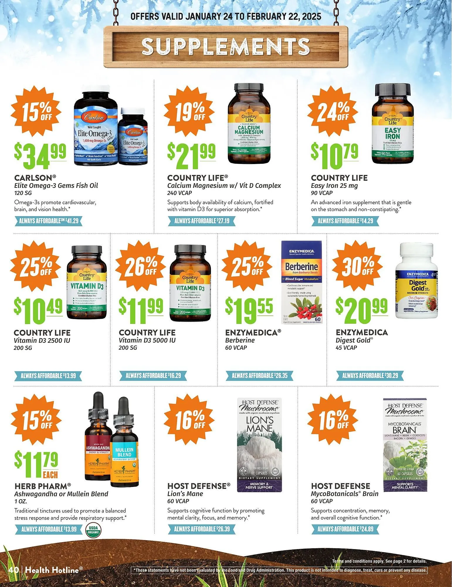 Weekly ad Natural Grocers ad from January 24 to February 22 2025 - Page 39