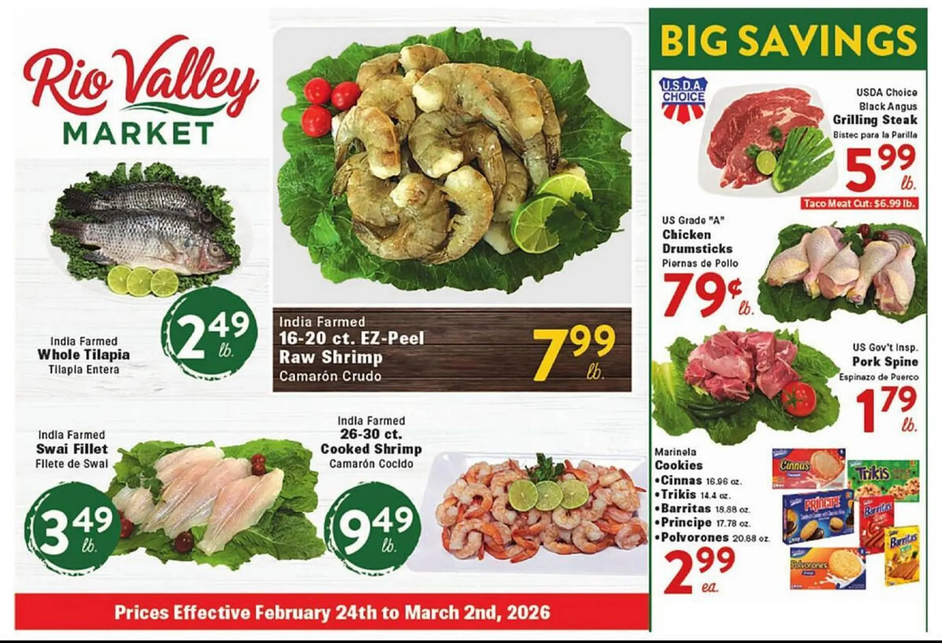 Weekly ad Rio Valley Market weekly ad from February 24 to March 2 2026 - Page 1