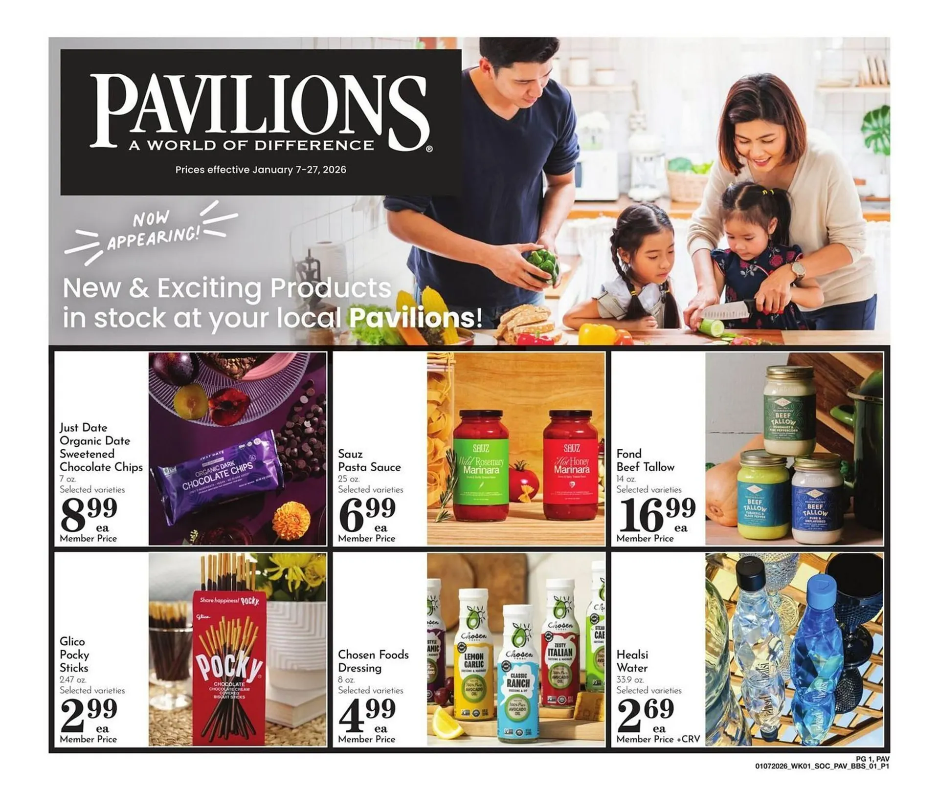 Weekly ad Pavilions weekly ad from January 7 to January 27 2026 - Page 1