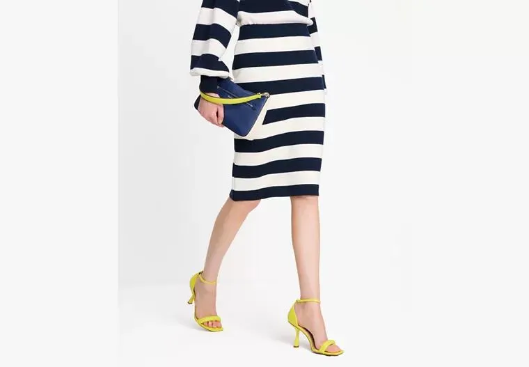 Awning Stripe Pencil Skirt