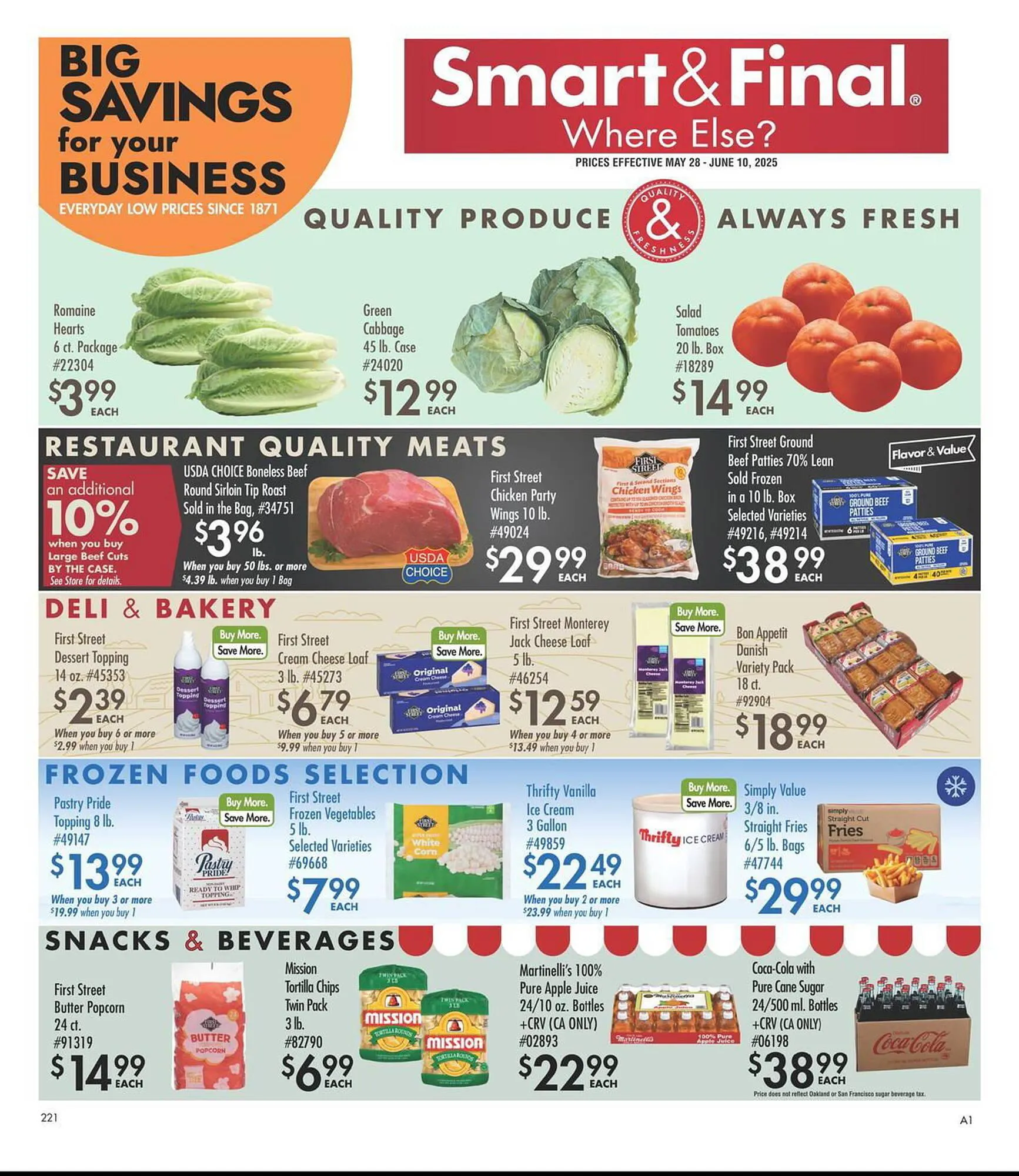 Weekly ad Smart & Final Weekly Ad from May 28 to June 10 2025 - Page 1